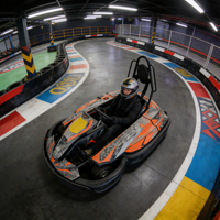 Kart électrique pour adultes, grande capacité de charge, supporte des conducteurs de grande taille jusqu'à 150 kg