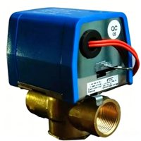 Actionneur de vanne de zone électrique 3 voies en laiton motorisé pour unité de ventilo-convecteur (FCU) CVC à rappel par ressort 220V DN15 DN20 DN25 OEM