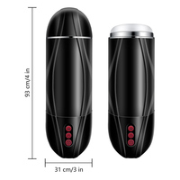 Silikon Elektro spielzeug Männlich Masturbation Cup Männer Mastur bator Gerät Massage gerät Ärmel Maschine Übung Penis Kopf Vibrator