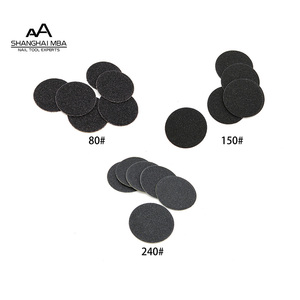Papel de lija de disco de Podo redondo reemplazable, almohadilla de lijado de 15mm, 20mm, 25mm y 35mm de diámetro para Lima de pie de pedicura - Product Image 4