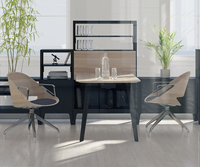 Chaise pivotante ergonomique en bois OMNI, confortable et durable, pour un bureau moderne et efficace