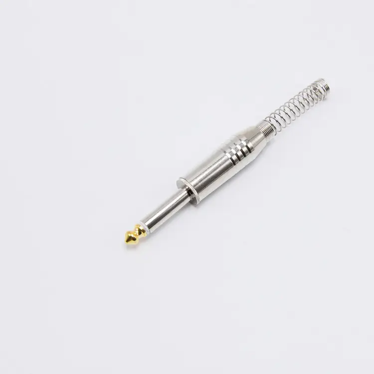 Latest products 6.35mm zinc alloy or copper plug