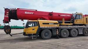 Grúa sobre orugas Sany SAC2200T con brazo principal de 73 m y contrapeso de 76.5 t, maquinaria pesada, motor, caja de cambios, venta en octubre de 2020 - Product Image 2