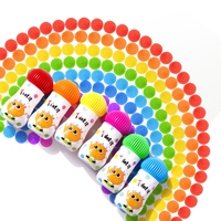 12 couleurs 18MM plumes 25ml lavable point marqueur ensemble Bingo marqueurs activité bricolage peinture Art dessin jouet avec carte à colorier