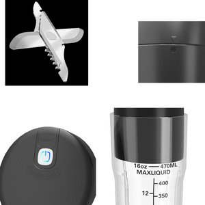 Portable Juicer Cup 470Ml <b>Wireless</b> Electric Blender With Straw And Brush For Fruit Smoothie Making - Product Image 4