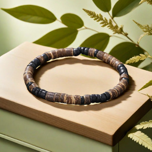 Bracelet Turquoise Perlé Coloré Rond Unisexe à Porter au Quotidien YM 0410 - Product Image 3