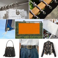 Kit de pinces à œillets pour travaux d'aiguille, outil de pose d'œillets, poinçonneuse portable, presse-boutons, machine à œillets pour tissus, outil publicitaire