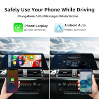 Autoradio Stéréo Voiture 12.3" avec Navigation GPS pour BMW X5 F15 X6 F16 E70 E71, Accessoires avec Bluetooth DSP CarPlay Android Auto