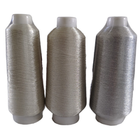 Fil métallique à haute ténacité en polyester de type ST, couleur MS ST-2, argent pur et or, pour machine à broder
