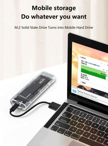 TISHRIC Chuangzhenlong S11 透明 <span class=keywords><strong>M</strong></span>.2 デュアルプロトコル ハードディスクボックス - Product Image 2