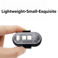 RGB Mini Flugzeug-Blitzlicht Kabellos 7 Farben USB LED Warnblitzlampe für Auto Fahrrad Motorrad Heck Drohne Neu