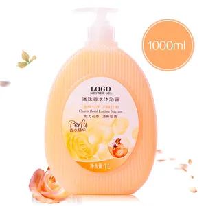 Private Label Organic Natural Rose Whitening Shower Gel