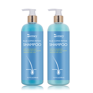 Set de Cuidado Capilar de Marca Privada Personalizado, Péptido de Cobre Azul, Reparación del Cuero Cabelludo, Prevención de la Caída del Cabello, Champú y Acondicionador Orgánico de 500 ml - Product Image 1