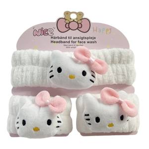 3 pcs/set Beautiful Women's Washing Face Makeup Spa Skincare Hair Accessories Hairbands Cute Plush Kawaii Headbands for Girls - Product Image 6