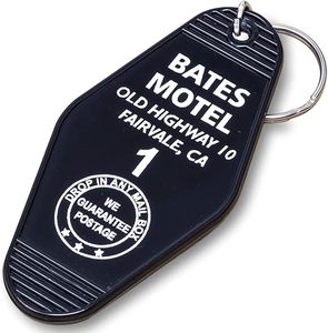 Custom Blank Plastic Hotel Key Tag Keychain Design Printed logo - Product Image 2