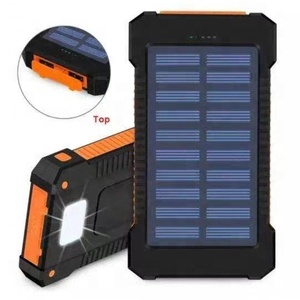 Chargeur solaire Portable 10000 mAh, <span class=keywords><strong>batterie</strong></span> <span class=keywords><strong>externe</strong></span> pour <span class=keywords><strong>iPhone</strong></span> avec lumière LED - Product Image 1