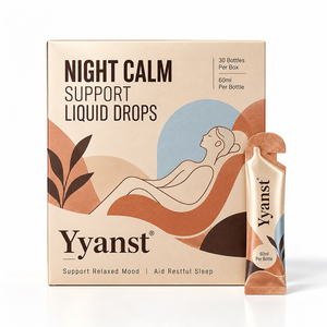 Yyanst - Líquido Oral Calmante Nocturno de Marca Privada, 60 ml, Bebida Herbal Relajante para el Estado de Ánimo, Suplemento para el Descanso Nocturno, Venta al por Mayor Personalizada - Product Image 1