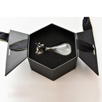 Bouteille de prévision météo en verre borosilicate WF Egyptian Cat, avec boîte cadeau, vente en gros