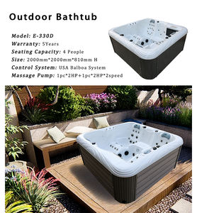 Robuster Acryl Whirlpool im Freien 5-Personen-Massage Whirlpool Spa Jacuzzzi - Product Image 4