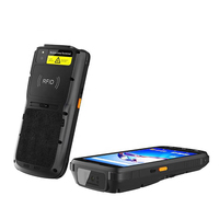 Terminal de données RFID UHF Mobile robuste IP65 Android 13.0 avec lecteur de codes à barres et lecteur de poubelle pour la gestion des poubelles