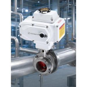 Válvula de Mariposa Eléctrica de Acero Inoxidable 304, Equipo Industrial con Certificación ISO9001 - Product Image 2