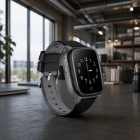 Montre connectée senior à succès avec appel vidéo SOS, suivi de santé, rappel de médicaments, 4G Android 8, GPS pour personnes âgées