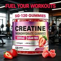 Complément Sportif Personnalisé Marque Blanche : Créatine Monohydrate, BCAA, Collagène, Sans Sucre, Gommes à Croquer Nutritionnelles Quotidiennes