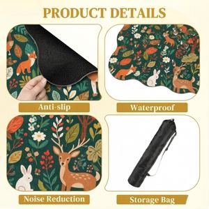 Mantel Ondulado para <span class=keywords><strong>Mesa</strong></span> de <span class=keywords><strong>Juego</strong></span>, Estilo Selva Chic, Alfombra para Mahjong, Accesorio para Noches de Mahjong, Decoración del Hogar - Product Image 3