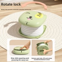 Toilette pliable réglable pour enfants, idéale pour le camping en extérieur et les situations d'urgence, mini toilette de voyage, urinoir portable pour les sorties