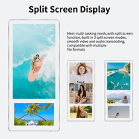 +levator screen with dual sides 18.5+10.1 inch LCD wall mounted screen