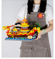 Kit de Construction de Navire Oriental MOC Vivant, Briques Emboîtables 1353 Pièces, Ensemble Compagnon de Blocs de Construction Héritage Nautique Ai