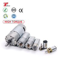 TT Mikro Motor 12V 24V Yüksek Tork 8KG Düşük Hız 6rpm 10rpm 18rpm GM37-3530 DC Redüktörlü Motor Otomasyon ve Akıllı Ekipmanlar için