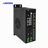 Contrôleur de vision embarqué sans ventilateur, PC industriel, processeur Core I5 6500, 6 LAN, 6 USB, 2 COM, 16 canaux DIO, M58 H110