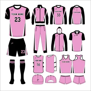 OEM sublimation custom cheap design youth football jersey high quality team blank soccer uniform