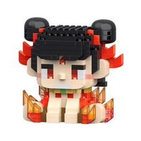 Compatible avec les blocs de construction Nezha Ao Bing Three Prince Doll, jouet en plastique ABS, modèle à assembler soi-même pour enfants de 14 ans et plus