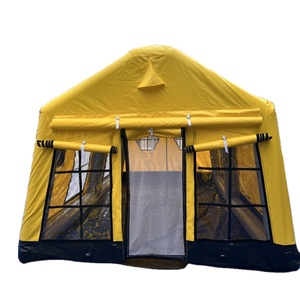 Tente de <span class=keywords><strong>camping</strong></span> gonflable imperméable et résistante à la pluie pour 5 à 8 personnes, en PVC, hermétique, pour les rassemblements familiaux, les pique-niques et la randonnée - Product Image 2