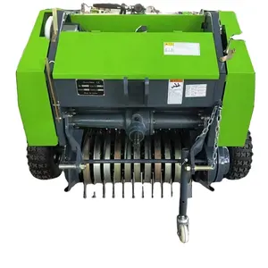 Aoxin 9YQ-0.5 Automatische Mini Roll Ronde Hooi Kuilvoer Hydraulische Balenpers Machine Wrapper Voor Gras Stro Balenpersen Prijs Voor Verkoop