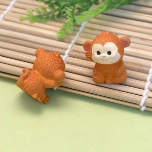 Mini Animaux <span class=keywords><strong>Figurines</strong></span> Résine Singe <span class=keywords><strong>Figurines</strong></span> Miniatures pour Fée Jardin Accessoires Mousse Paysage DIY Terrarium Décor À La Maison - Product Image 3