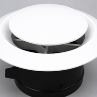 Diffuseur de ventilation de plafond pour unité de traitement d'air (UTA) de système CVC en ABS, pour l'air de retour, design moderne pour appartements