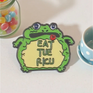 Cute Cartoon Tongue-Sticking Green Frog <strong>Collar</strong> Pin Brooch Scarf <strong>Clip</strong> for Wome - Product Image 6