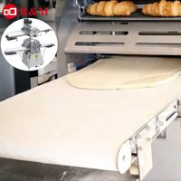 Machine Automatique à Feuilleter la Pâte pour Boulangerie, Laminoir à Pâte, Façonneuse de Croissant, Pâte Feuilletée, Baklava