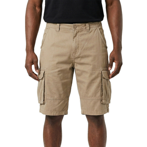 TOPSHOW Summer Men's Loose Cargo Shorts Silk Screen Print logos Sports Pants Outdoor Casual Solid Men's Cargo Shorts - Product Image 1