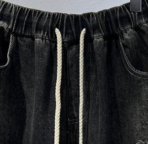 F076/Conjunto de Ropa de Algodón con Diseño de Marca Moderna para Mujer, Jeans de Otoño, Nuevo Estilo, Patrón Sólido, Atuendo Elegante para Moda Urbana - Product Image 6