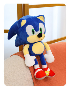 Nuovo Peluche <span class=keywords><strong>Sonic</strong></span> Super <span class=keywords><strong>Sonic</strong></span>, <span class=keywords><strong>Giocattolo</strong></span> Morbido a Forma di Riccio, Regalo per Bambini e Bambine - Product Image 2