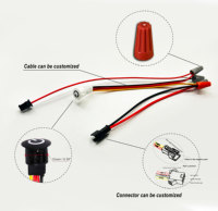 Interrupteur à capteur tactile DC 24V/12V pour éclairage LED, contrôle intelligent de l'éclairage, indice de protection IP22, 12W