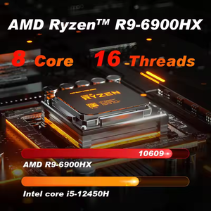 R9 AMD Ryzen สำหรับเล่นเกมขนาด15.6นิ้ว6900HX 8 Core 16เธรด DDR5 32GB 2TB NVMe SSD Windows11Pro WIFI <span class=keywords><strong>5G</strong></span> โลโก้ออกแบบได้ตามที่ต้องการ - Product Image 3