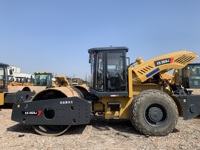 Compacteur routier EPA d'occasion 26 tonnes à roues, rouleau compresseur lourd chinois à tambour unique