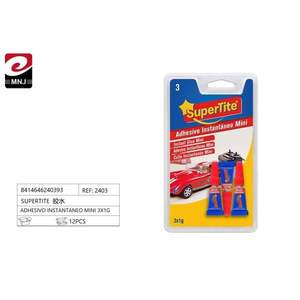 Colle liquide de qualité supérieure 3*1g, adhésif instantané mini, produit - Product Image 1