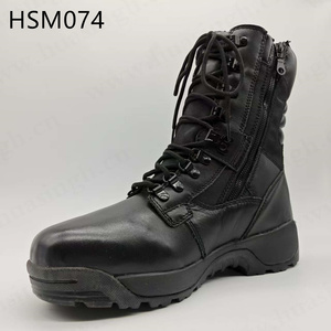 HY,Cushioning Thick EVA+rubber Sole <strong>Tactical</strong> <strong>Boots</strong> Popular in <strong>USA</strong> Classic Anti-tear Suede Leather Combat <strong>Boots</strong> with Zip HSM074 - Product Image 1