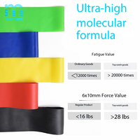 Bandes de Résistance Élastiques SeeMore pour Fitness – Ensemble de Bandes d'Exercice pour Entraînement en Salle de Sport et Fitness